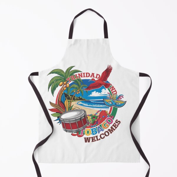 Item preview, Trinidad and Tobago Welcomes Flag Map Port of Spain, Pitch Lake designed and sold by AnimalsDH305.