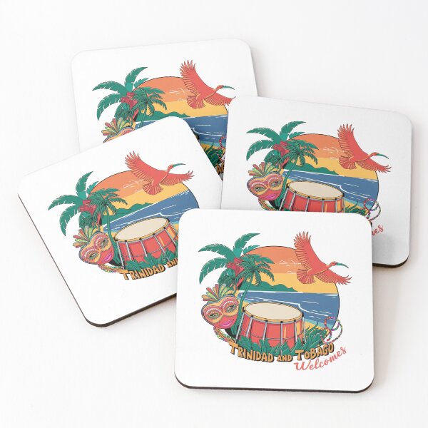 Item preview, Trinidad and Tobago Welcomes Flag Map Port of Spain, Pitch Lake designed and sold by AnimalsDH305.