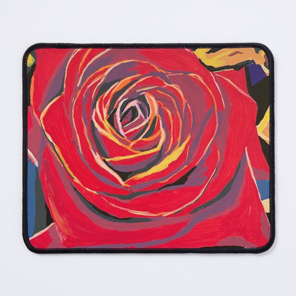 Item preview, Love in Bloom - Red Rose Painting designed and sold by PurpleCatAu.