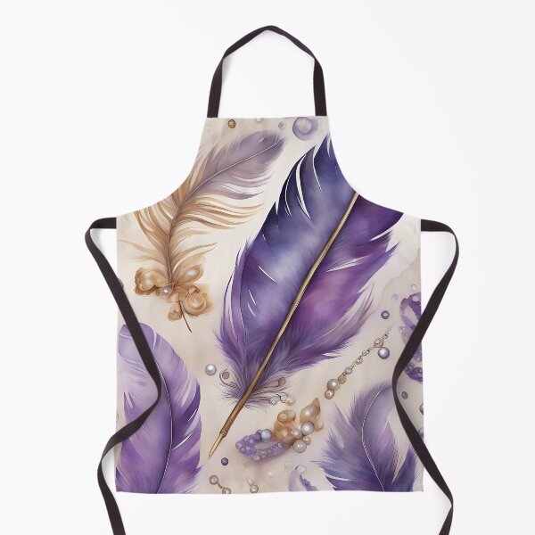 Item preview, Purple and Golden Feathers designed and sold by CalmnessbyChoice.