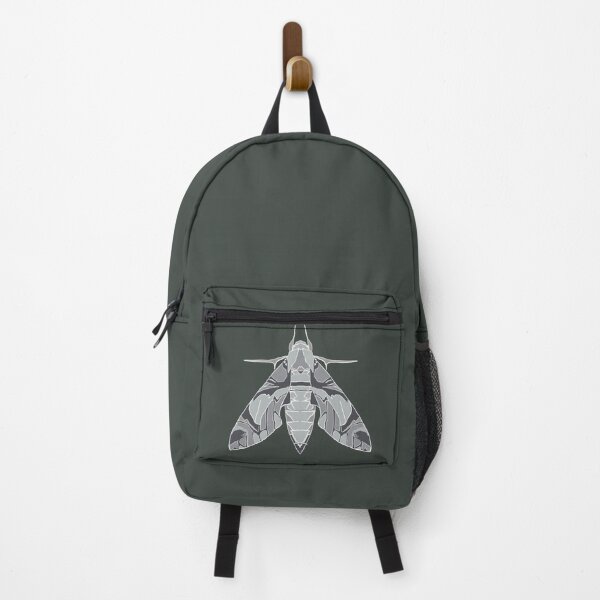 Item preview, inverted black and white oleander Moth designed and sold by Moth-Oak.