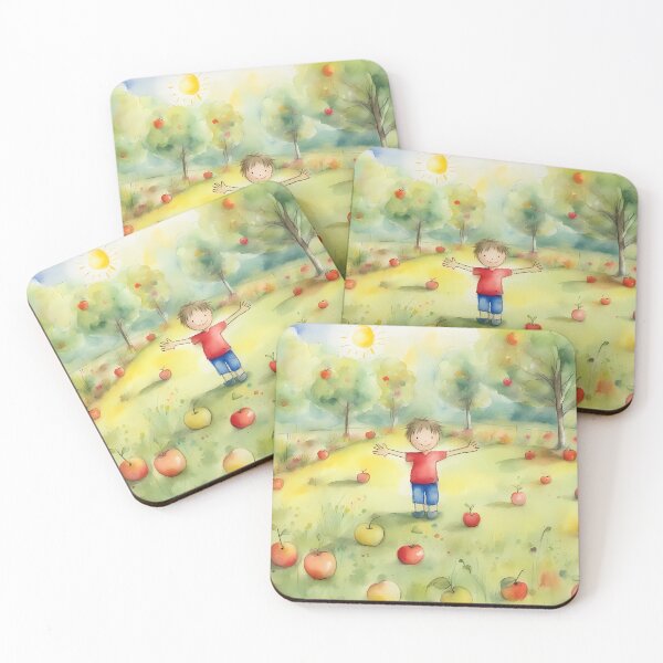 Item preview, Child in Apple Garden designed and sold by CalmnessbyChoice.