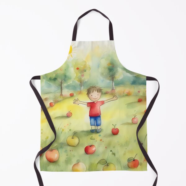 Item preview, Child in Apple Garden designed and sold by CalmnessbyChoice.