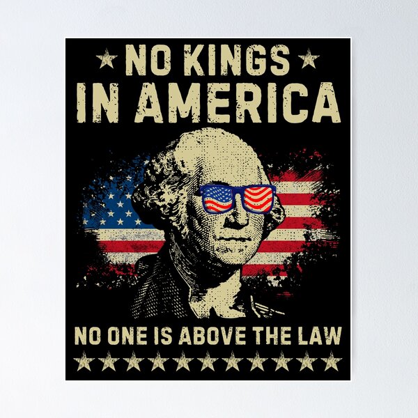 Item preview, No Kings In America  No One Is Above The Law  designed and sold by Idontwannaknow.