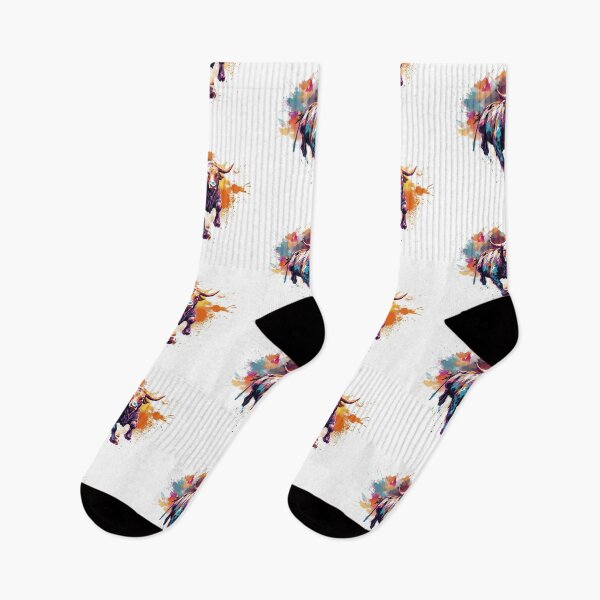 Item preview, Bull | Watercolor | Wild Animal | Animal | Zoo | Wildlife | Lifestyle | Bold Colors  designed and sold by mwinter2205.