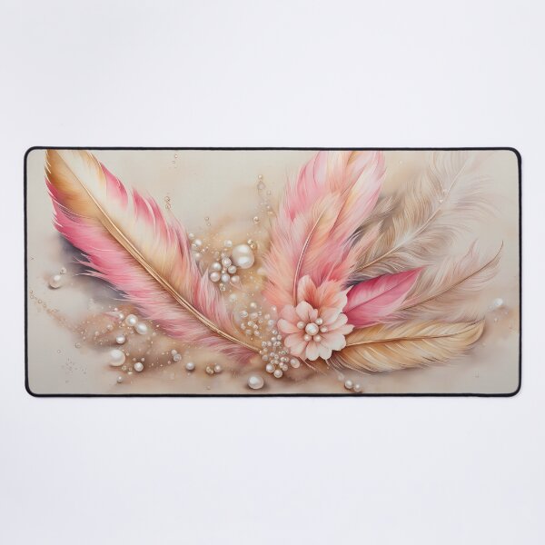 Item preview, Pastel Pink Feathers designed and sold by CalmnessbyChoice.