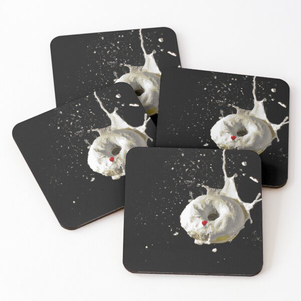 Item preview, Milky splashed dount- A Dreamy Treat designed and sold by After De Moment.
