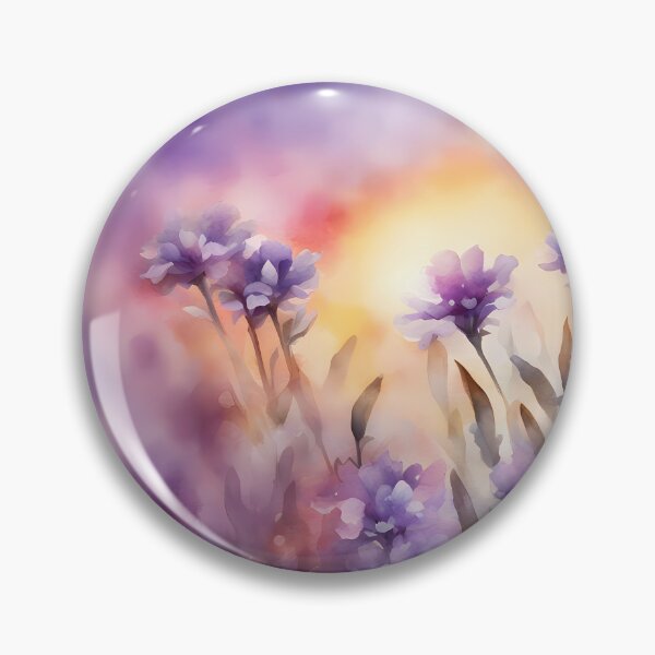 Item preview, Purple Flowers at Dawn designed and sold by CalmnessbyChoice.