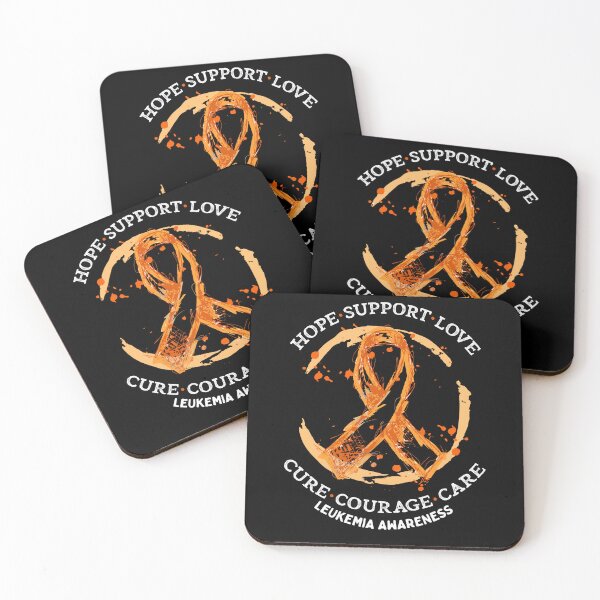 Item preview, Leukemia Cancer Awareness HOPE SUPPORT LOVE CURE designed and sold by Dressed For  Duty.