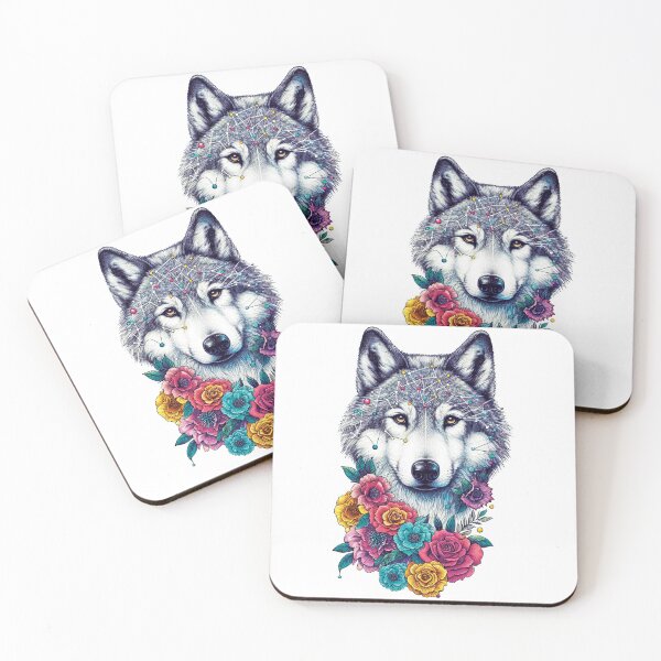 Item preview, wolf alpha  designed and sold by tenstoriesshop.