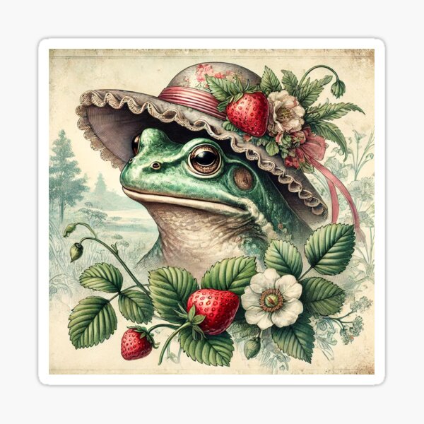 Item preview, Vintage Frog designed and sold by ellisstudio.