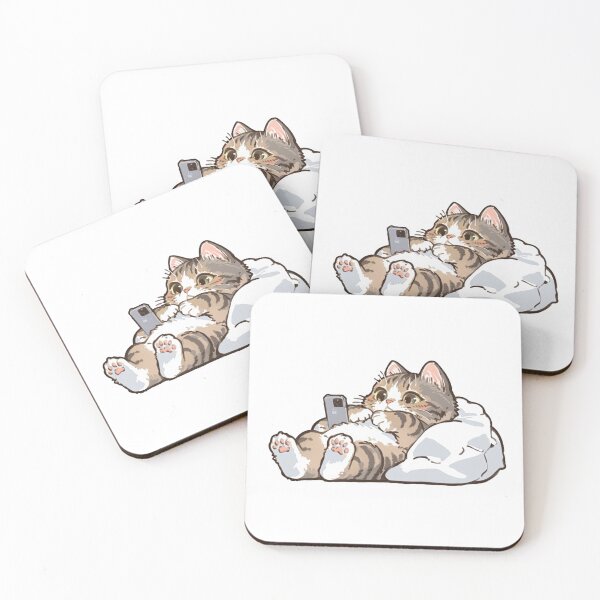 Item preview, Lazy cat designed and sold by DixieArtFinds.