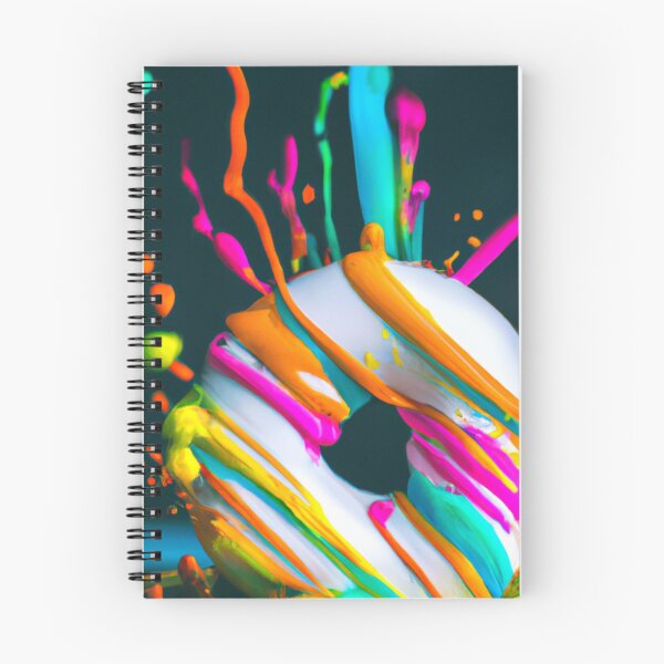 Item preview, Color Splash Donut – A Burst of Sweetness designed and sold by After De Moment.