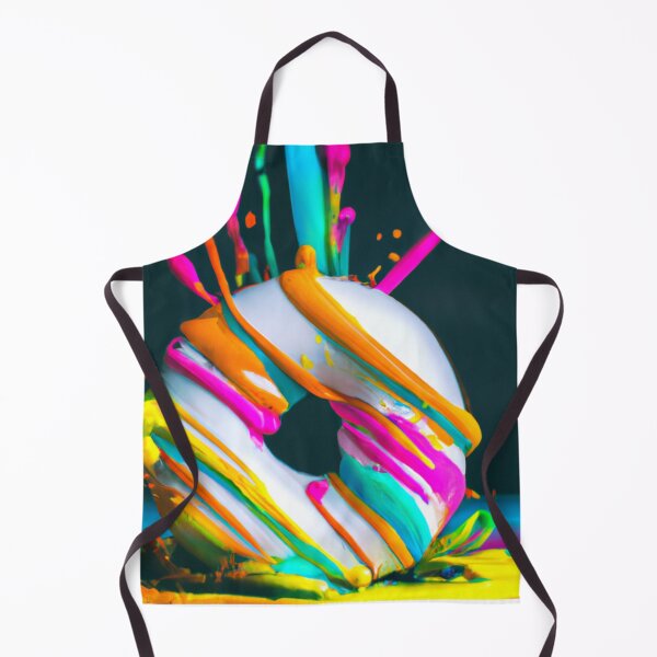 Item preview, Color Splash Donut – A Burst of Sweetness designed and sold by After De Moment.