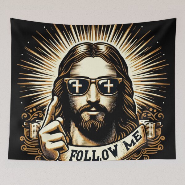 Item preview, Jesus FOLLOW ME  designed and sold by Beyond Death.