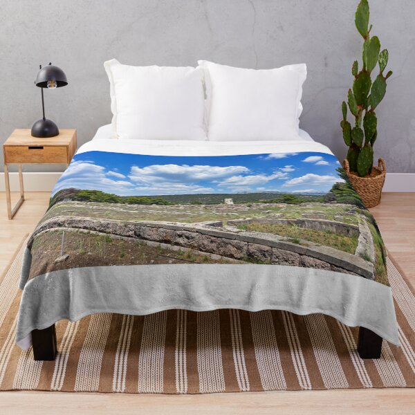 Item preview, The ancient ruins of the gymnasion at the sacred city, sanctuary and healing center of Epidaurus,Greece. designed and sold by goceris.