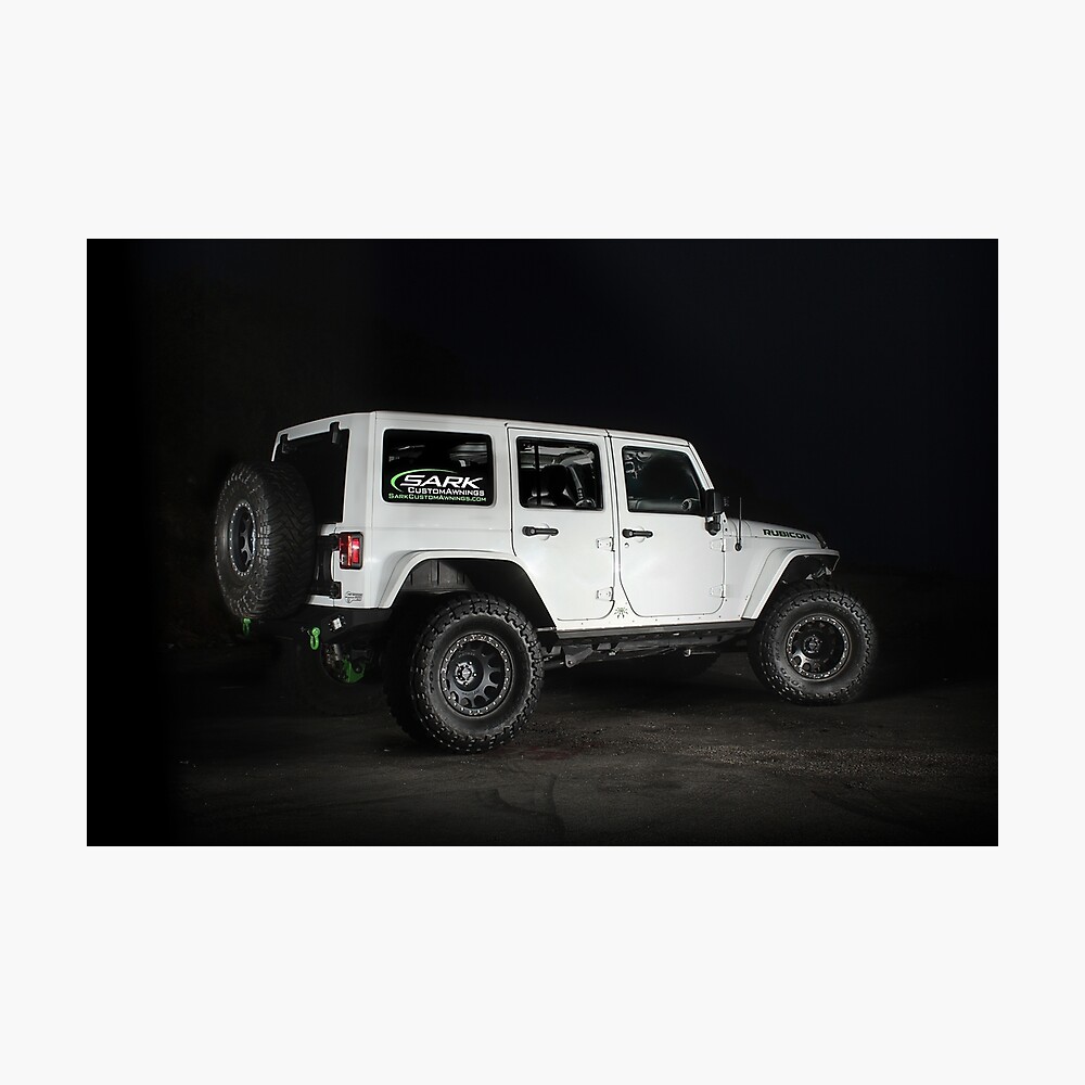 white jeep wrangler rubicon