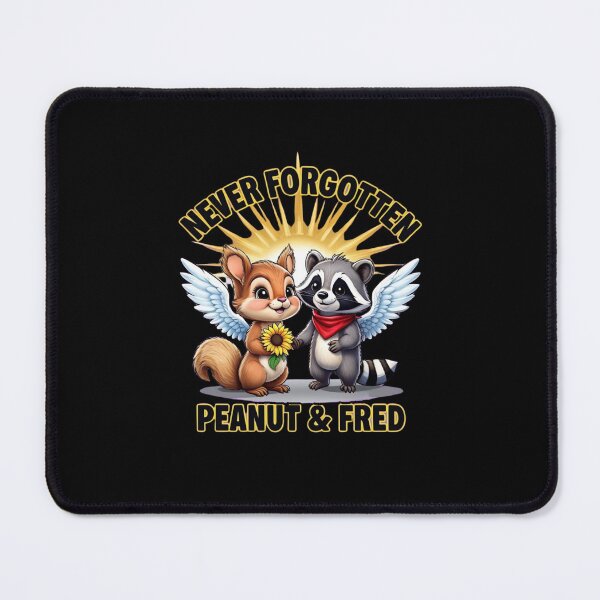 Item preview, "Never Forgotten" Memorial Tribute T-Shirt – New York Peanut & Fred Squirrel & Raccoon Art designed and sold by Colorful-Garden.
