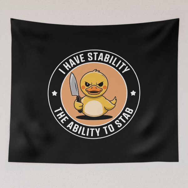 Item preview, I Have Stability The Ability To Stab designed and sold by beckabbooart.