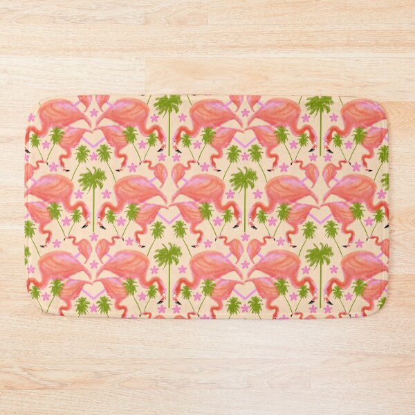 Item preview, FLAMINGO FAN REPEATING PATTERN 2 designed and sold by Marni Scofidio Desi9ns.