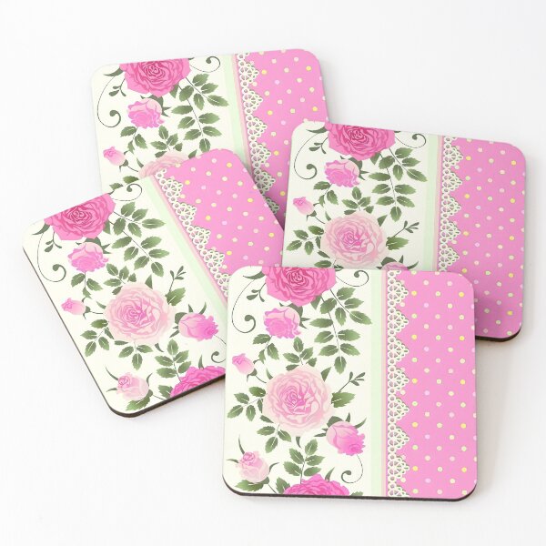 Item preview, Pink Roses & Lace - Shabby Chic Floral Design designed and sold by MOBI-CASE.