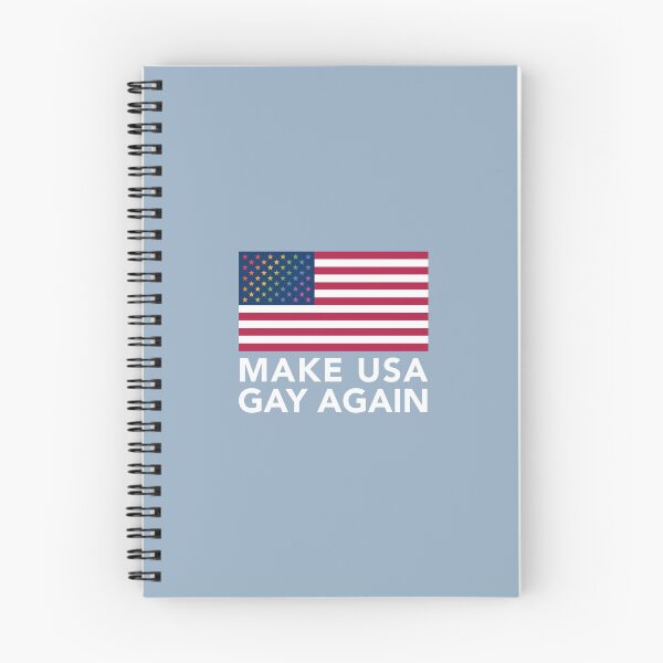 Item preview, Make USA Gay Again -  vertical - white text designed and sold by gayishdesign.