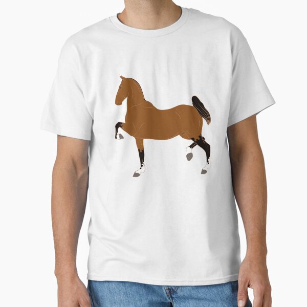 Aperçu de l'œuvre Cheval Hackney, cheval bai, cheval de selle, cheval d'allure, races de chevaux du Royaume Uni créée et vendue par WebEquitation®.