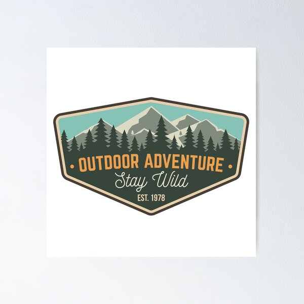 Item preview, Stay Wild Outdoor Adventure designed and sold by sivVector.