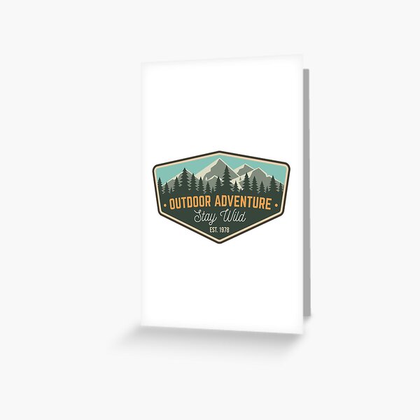 Item preview, Stay Wild Outdoor Adventure designed and sold by sivVector.