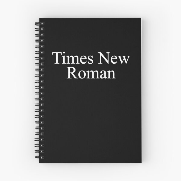Item preview, Times New Roman white text with times new roman font in two rows designed and sold by EmeraldeaArt.