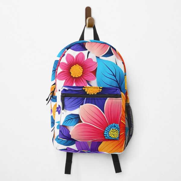 Item preview, Neon Bloom - Colorful Stylized Flowers designed and sold by MOBI-CASE.