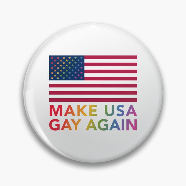 Item preview, Make USA Gay Again -  vertical - pride text designed and sold by gayishdesign.