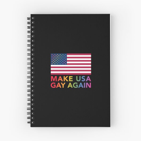 Item preview, Make USA Gay Again -  vertical - pride text designed and sold by gayishdesign.