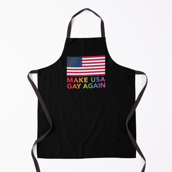 Item preview, Make USA Gay Again - vertical - pride text designed and sold by gayishdesign.
