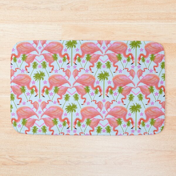 Item preview, FLAMINGO FAN REPEATING PATTERN 4 designed and sold by Marni Scofidio Desi9ns.