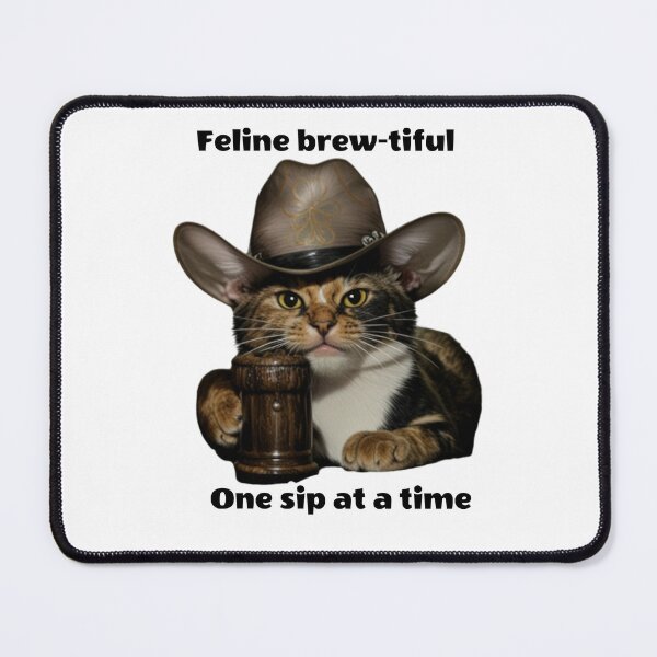 Item preview, Feline brew-tiful one sip at a time designed and sold by Tees16.