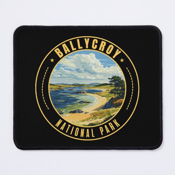 Item preview, Ballycroy National Park in Ireland Retro Travel Art Badge designed and sold by MaateoDesign.