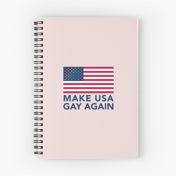 Item preview, Make USA Gay Again -  vertical - blue text designed and sold by gayishdesign.