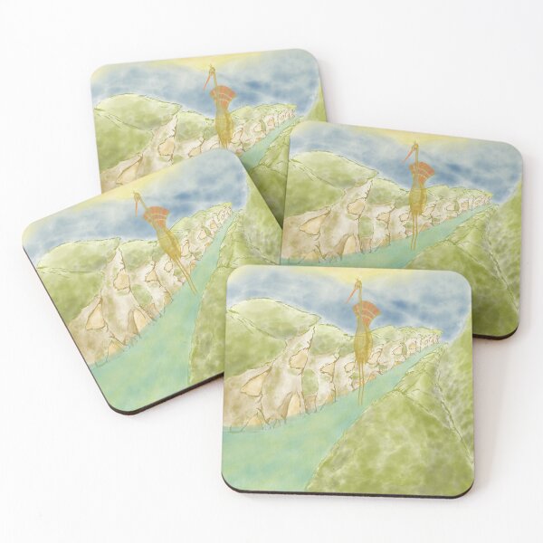 Item preview, A golden bird at the tree village street designed and sold by greenPQBstudio.