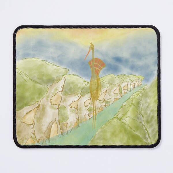 Item preview, A golden bird at the tree village street designed and sold by greenPQBstudio.
