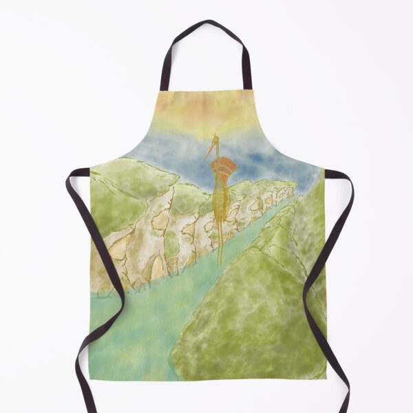 Item preview, A golden bird at the tree village street designed and sold by greenPQBstudio.