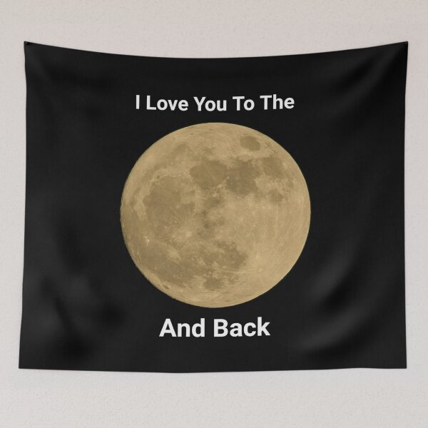 Item preview, I Love You To The Moon And Back  designed and sold by Zestysparkles.