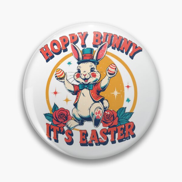 Item preview, Hoppy Bunny Easter Vintage Retro designed and sold by MajeStreet.