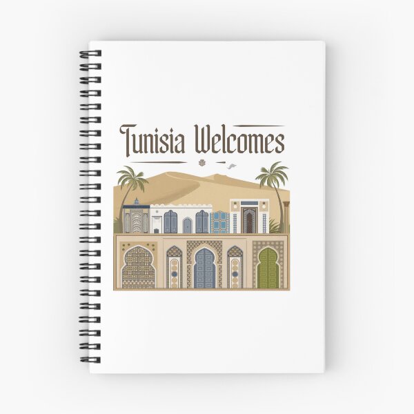 Item preview, Tunisia Welcomes Flag Map Sahara, the amphitheater in El Jem designed and sold by AnimalsDH305.