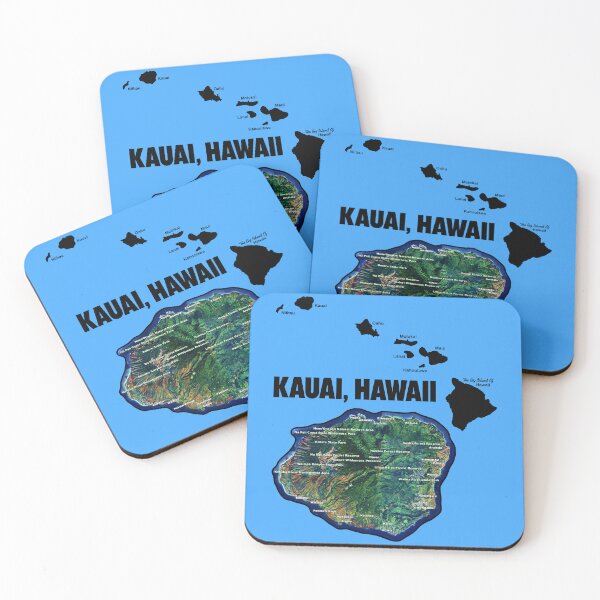 Item preview, Kauai Hawaii With Hawaiian Islands designed and sold by JamesLimborg.
