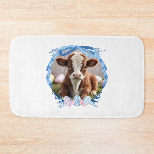 Item preview, Easter sweet cow, highland cow designed and sold by DesignByMalwina.
