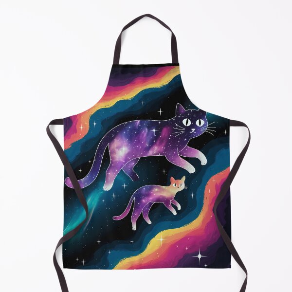 Item preview, Galactic Cats in a Cosmic Dream – Fantasy Space Art designed and sold by ViviNyks.