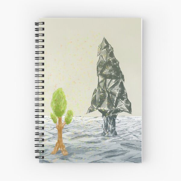 Item preview, Conversation between a green tree and stone tree  designed and sold by greenPQBstudio.