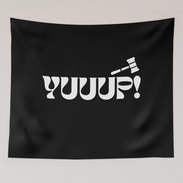 Item preview, yuuup! Storage auction phrase featuring an auction gavel designed and sold by DesignByMalwina.