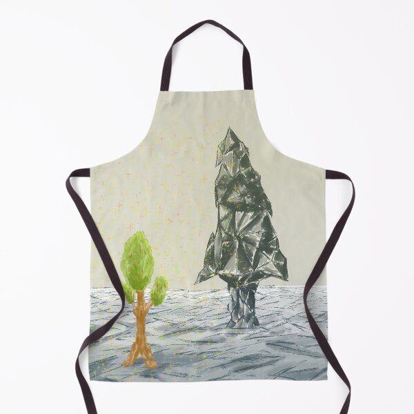 Item preview, Conversation between a green tree and stone tree  designed and sold by greenPQBstudio.